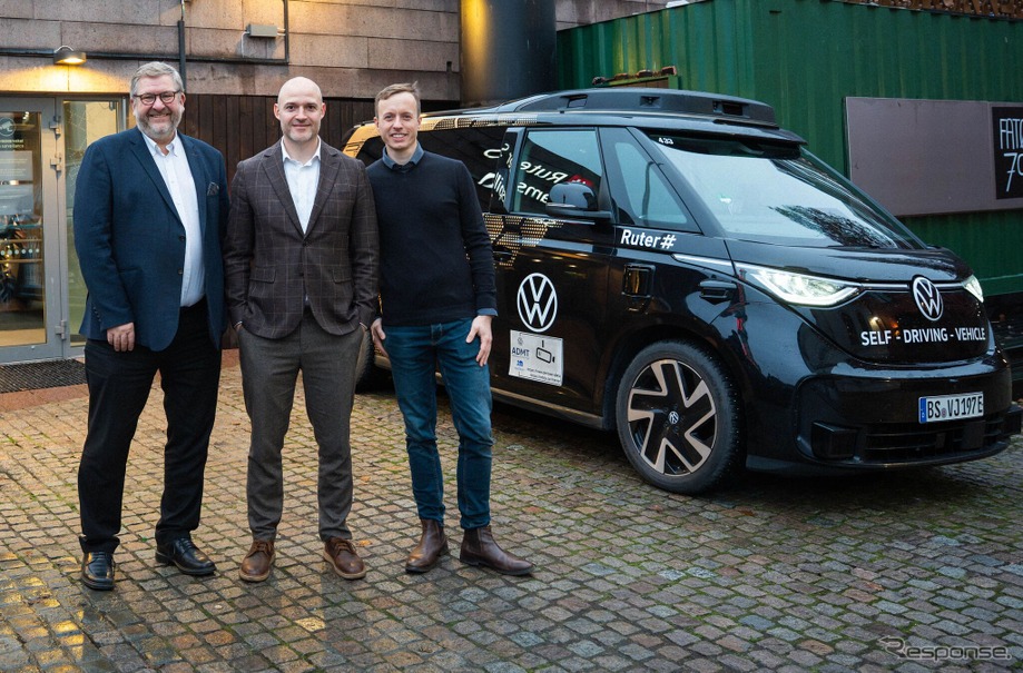 VW『ID.Buzz』ベースの自動運転車