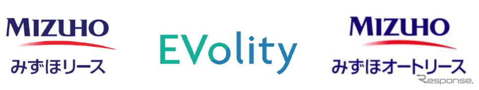 みずほリース、EVolity、みずほオートリースのロゴ