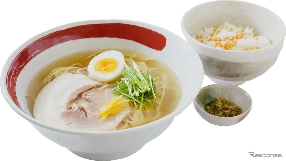 柚子塩ラーメン追い茶漬けセット