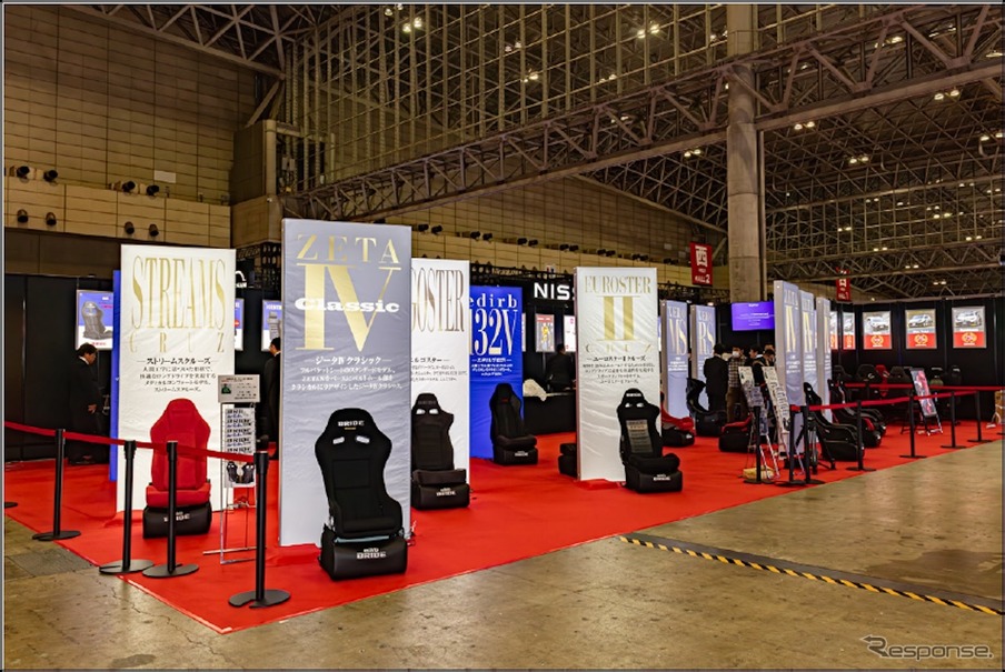 「東京オートサロン2026」で最新シート全52脚を一堂に展示するブリッド