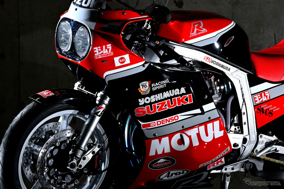 1241万円で落札された、ヨシムラのコンプリートマシン「GSX-R750 604号車」復刻版