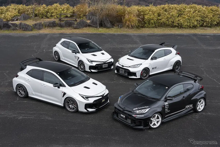GRカローラ＆GRヤリス最新デモカーの“正解カスタム”はこれ！箱根で4メーカーの最新チューニングを体験