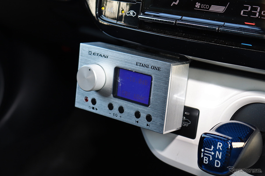 「DSP」が搭載されたオーディオカーの一例（製作ショップ：サウンドウェーブ＜茨城県＞）。