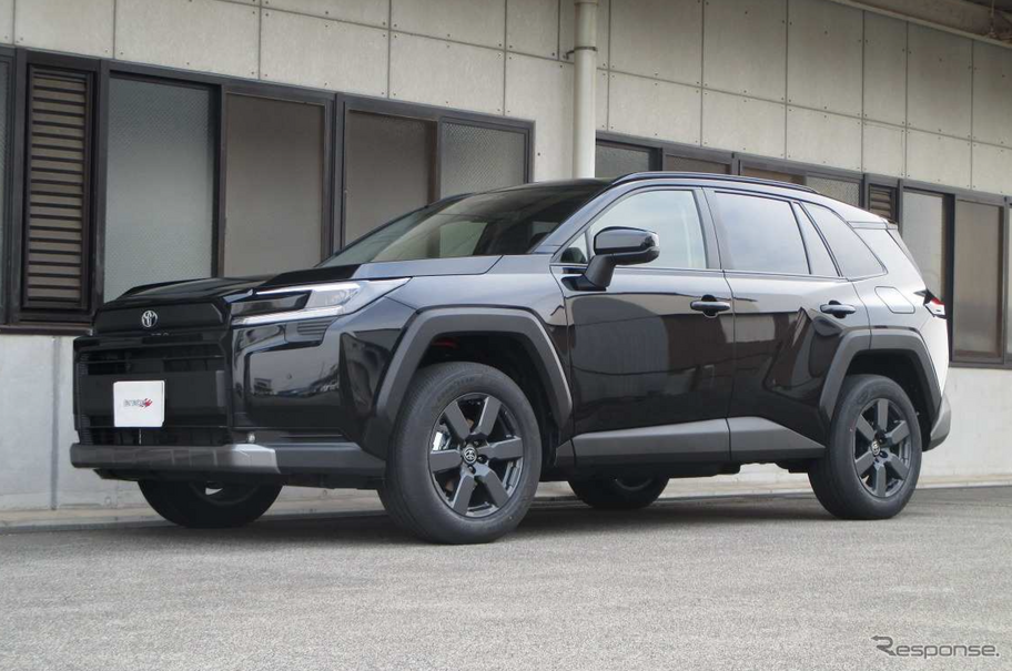 タナベ デバイドUP210 RAV4装着例(フロント:25mmアップ / リア:25mmアップ)