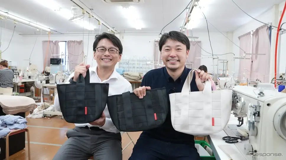 『THINK SCRAP』は、捨てられるはずだったシートベルト端材を有効活用し、価値ある製品へと生まれ変わらせるアップサイクルブランド