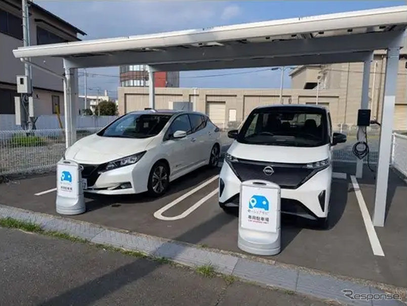 香取合同庁舎に電気自動車（ＥＶ）のカーシェアリングサービスを導入