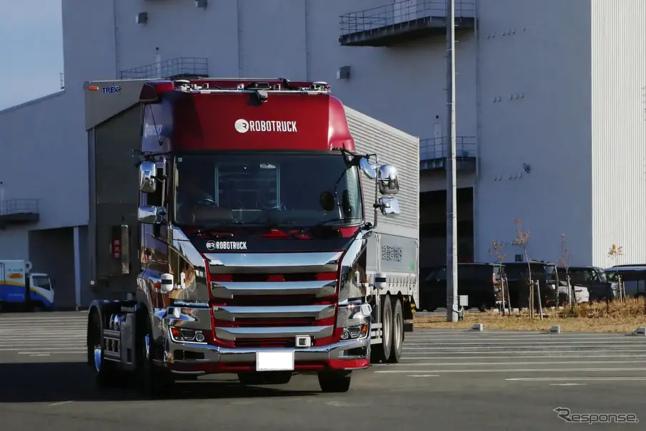 自動運転セミトレーラーの公道走行実証