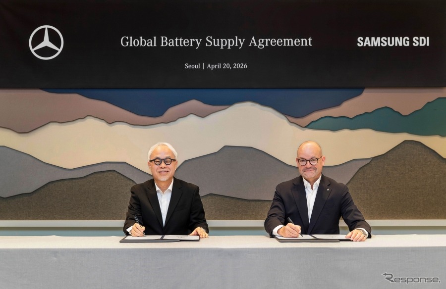 サムスンSDIがメルセデスベンツと次世代電気自動車（EV）向け電池の複数年供給契約を締結