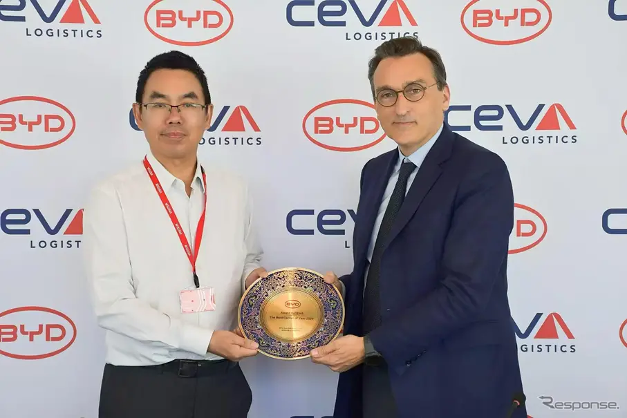 BYDとCEVA Logisticsが世界6大陸をカバーする自動車物流で協力強化