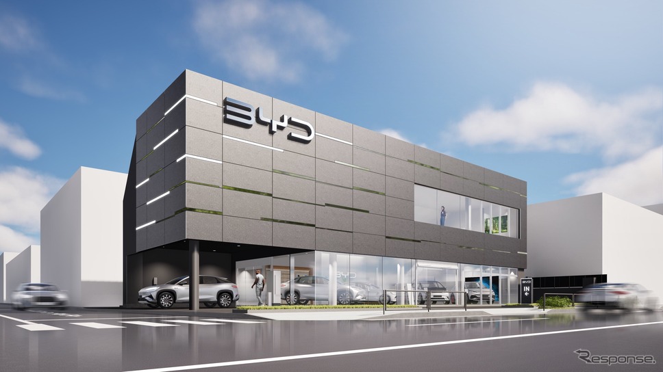 BYD AUTO 東京杉並の完成イメージ