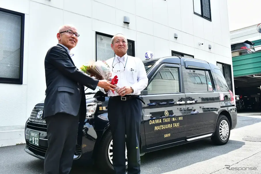 大和自動車交通グループで17年間勤務した松浦氏が大和提携個人タクシーとして独立・開業