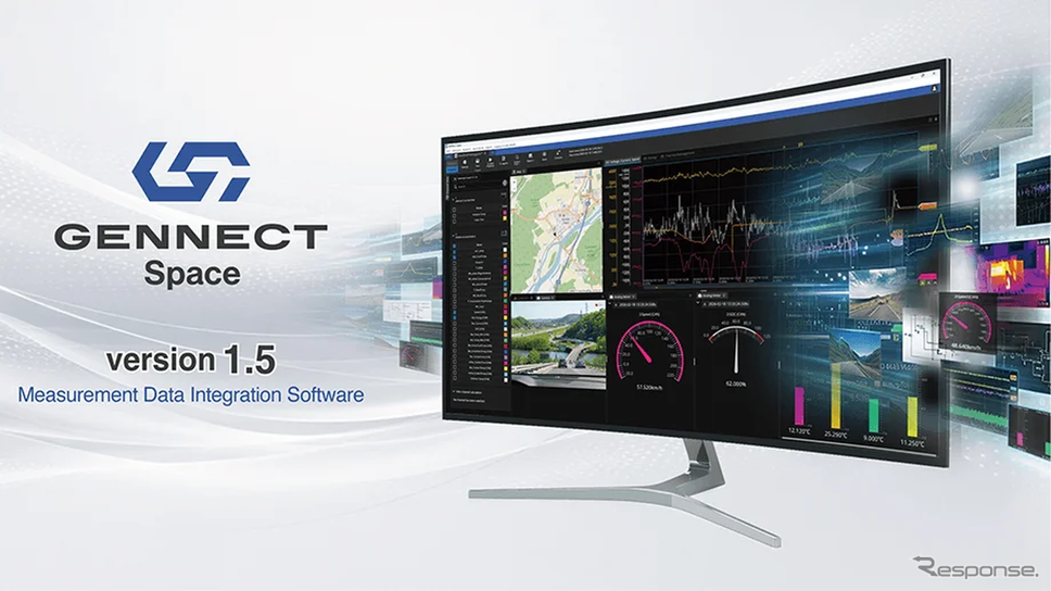 HIOKIの計測データ統合ソフトウェア「GENNECT Space V1.5」