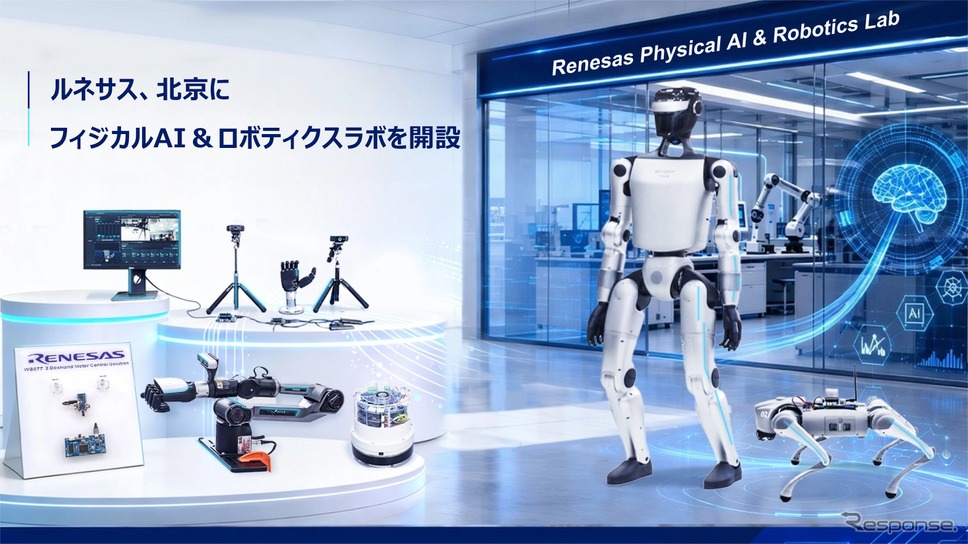 ルネサスがフィジカルAI＆ロボティクスラボを北京に開設
