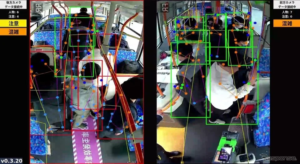 検知結果表示イメージ（モニタリング画面）