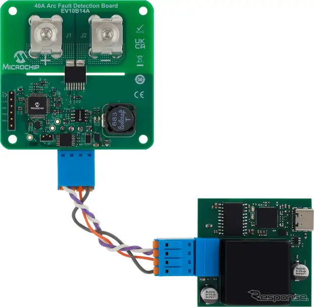 Microchip社の機械学習／AIを活用したアーク故障検出デモアプリケーション
