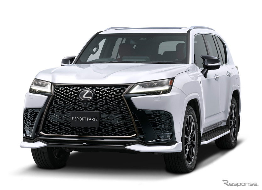 レクサス『LX』改良モデル向け「F SPORT PARTS」