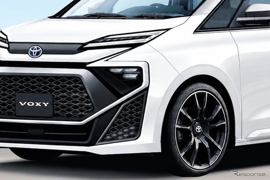 トヨタ ヴォクシー 次期型の予想CG