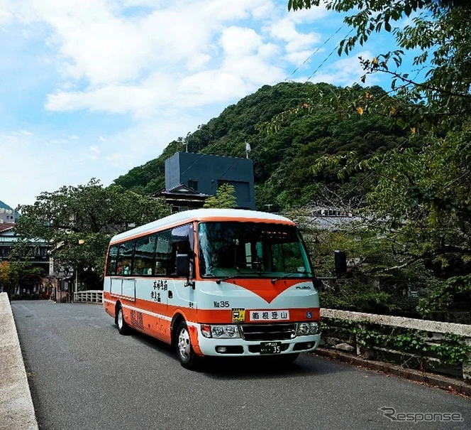 箱根湯本温泉旅館送迎バス(愛称:オレンジバス)