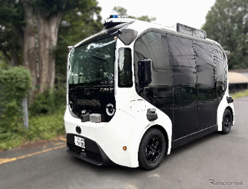 実証実験に使用するトヨタ自動車製「e-Palette」ベースに改造した車両
