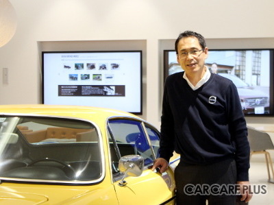 ワークショップ事業『クラシック・ガレージ』に当初からから携わられている、KLASSISK GARAGEマネージャーの阿部昭男氏(ボルボ・カー・ジャパン株式会社 ボルボ・カー東名横浜)