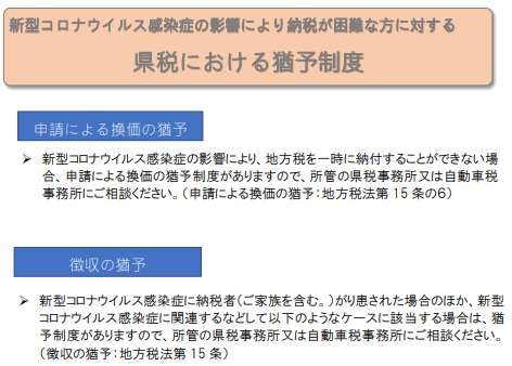 納付すると後から猶予措置を受けられない